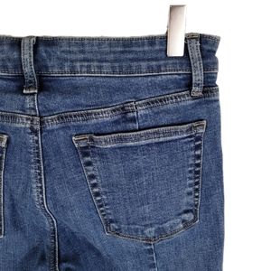 LUCKY BRAND | Re-Made Ava Skinny chewed raw hem denim jeans